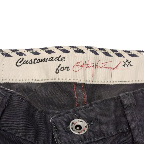 Vans Y2K Jeans Men's 31x 31 Gray Pants x Cathy Van Engel Straight Skater 90's - Picture 7 of 11